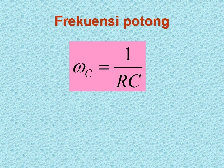 Frekuensi potong 