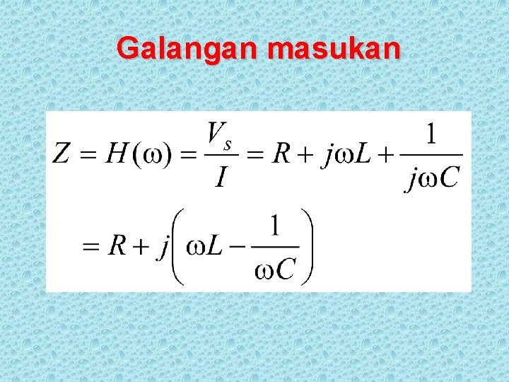 Galangan masukan 