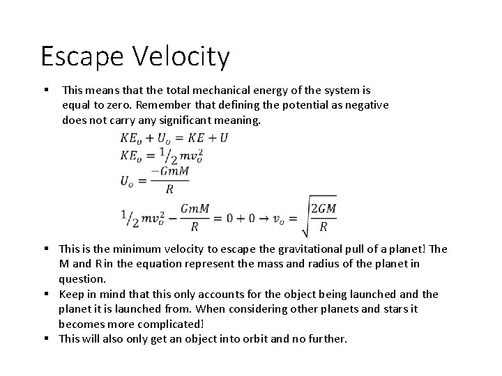 Universal Law of Gravitation and Orbits AP Physics