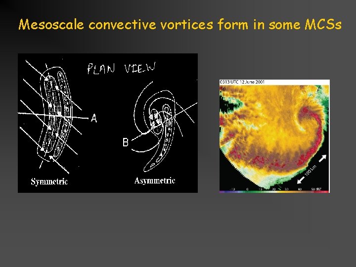 Mesoscale convective vortices form in some MCSs Title goes here for lesson February 2002