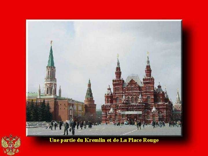Une partie du Kremlin et de La Place Rouge 