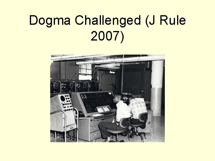 Dogma Challenged (J Rule 2007) 