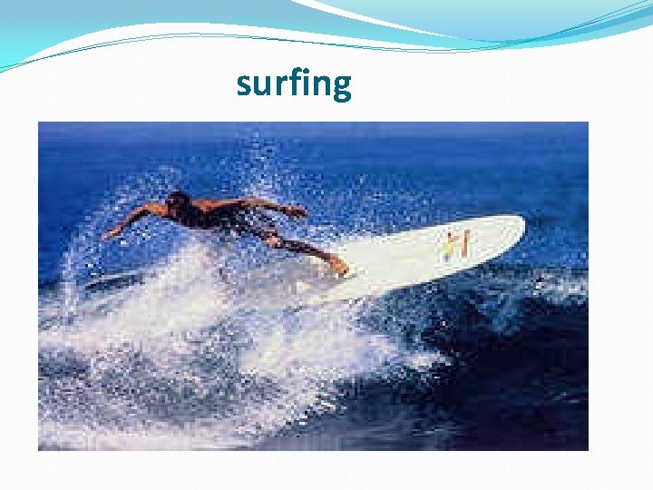 surfing 