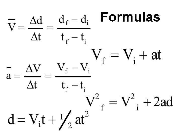 Formulas 