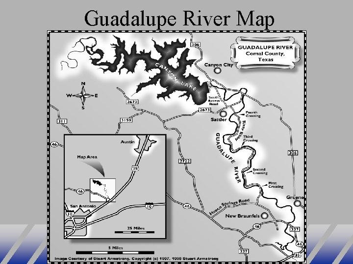 Guadalupe River Map 