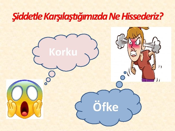 Şiddetle Karşılaştığımızda Ne Hissederiz? Korku Öfke 