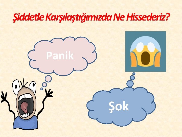 Şiddetle Karşılaştığımızda Ne Hissederiz? Panik Şok 