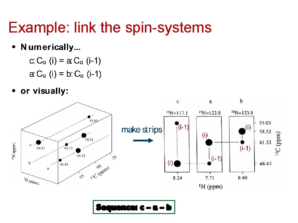 Example: link the spin-systems 