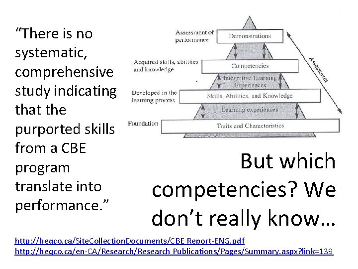 “There is no systematic, comprehensive study indicating that the purported skills from a CBE