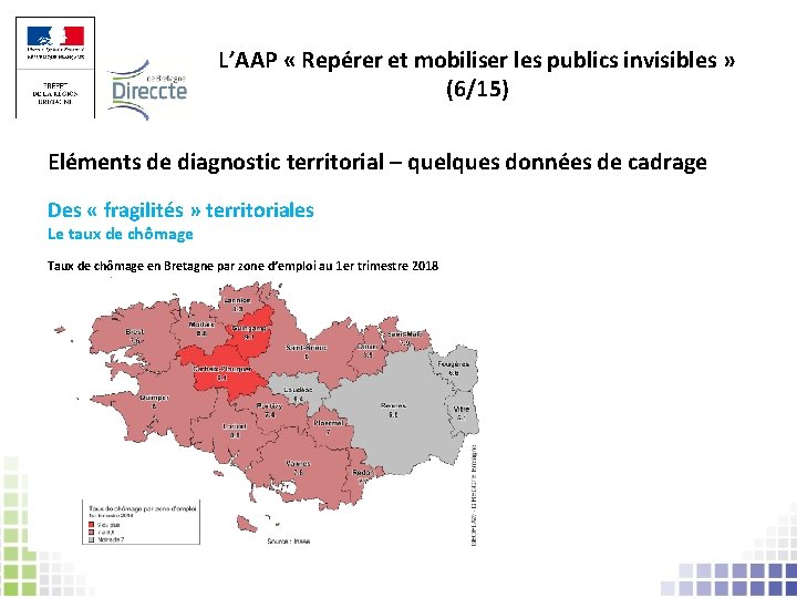 L’AAP « Repérer et mobiliser les publics invisibles » (6/15) Eléments de diagnostic territorial