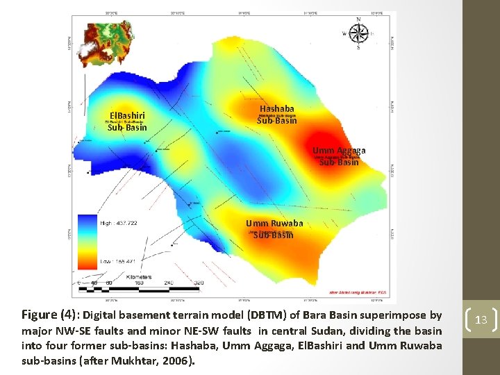 El. Bashiri Sub-Basin Hashaba Sub-Basin Umm Aggaga Sub-Basin Umm Ruwaba Sub-Basin Figure (4): Digital