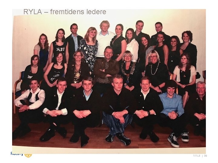 RYLA – fremtidens ledere TITLE | 39 