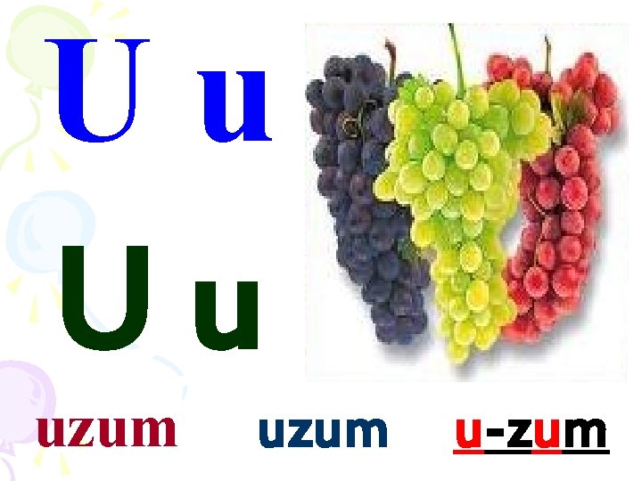 Uu Uu uzum u-zum 