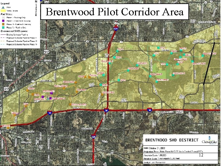 Brentwood Corridor. Area Brentwood Pilot Corridor 12 