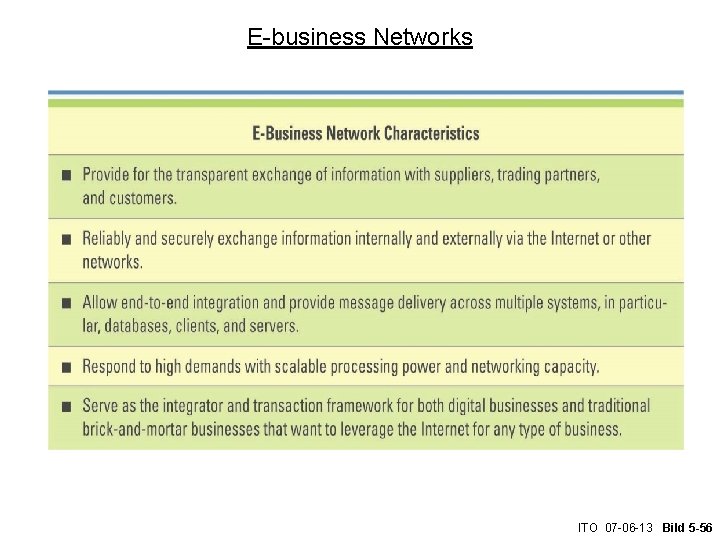E-business Networks ITO 07 -06 -13 Bild 5 -56 
