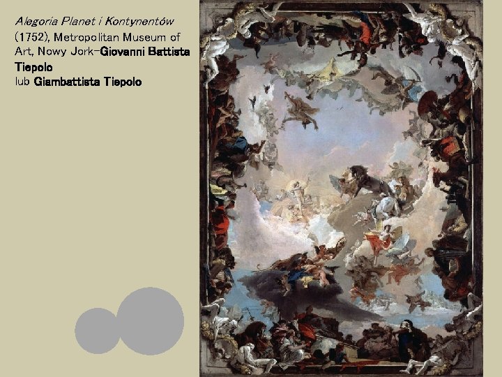 Alegoria Planet i Kontynentów (1752), Metropolitan Museum of Art, Nowy Jork-Giovanni Battista Tiepolo lub