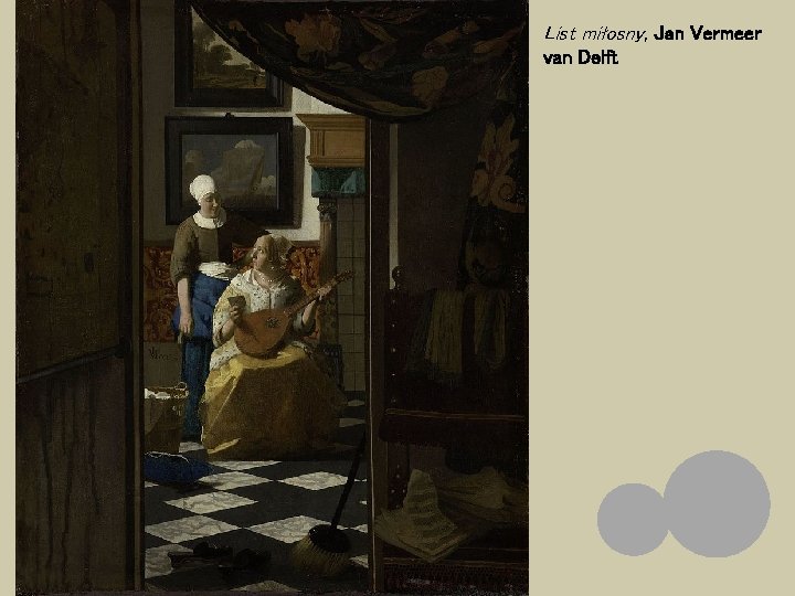 List miłosny, Jan Vermeer van Delft 