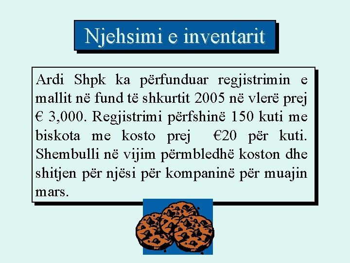 Njehsimi e inventarit Ardi Shpk ka përfunduar regjistrimin e mallit në fund të shkurtit Njehsimi e inventarit Ardi Shpk ka përfunduar regjistrimin e mallit në fund të shkurtit