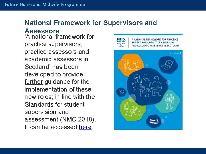 Future Nurse and Midwife Programme National Framework for Supervisors and Assessors 'A national framework