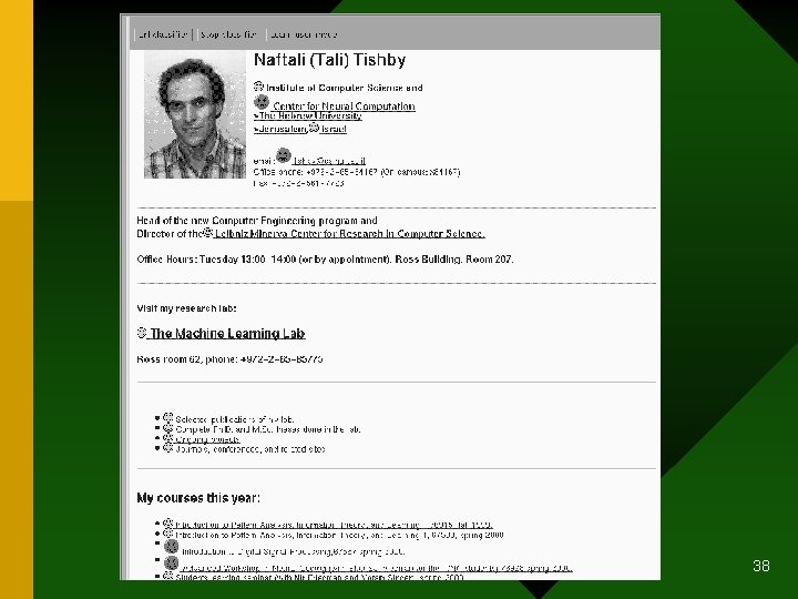 L. Manevitz U. Haifa 38 L. Manevitz U. Haifa 38