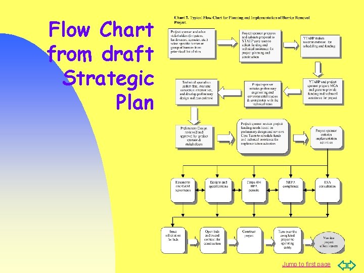 Flow Chart from draft Strategic Plan Jump to first page 