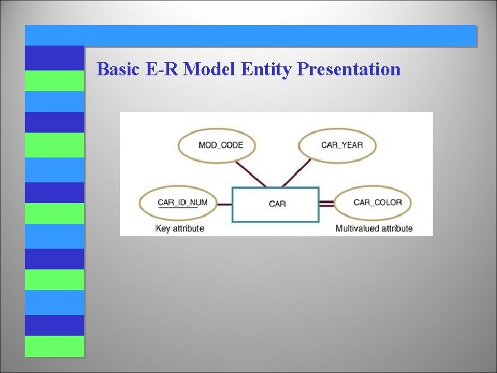 Basic E-R Model Entity Presentation Basic E-R Model Entity Presentation