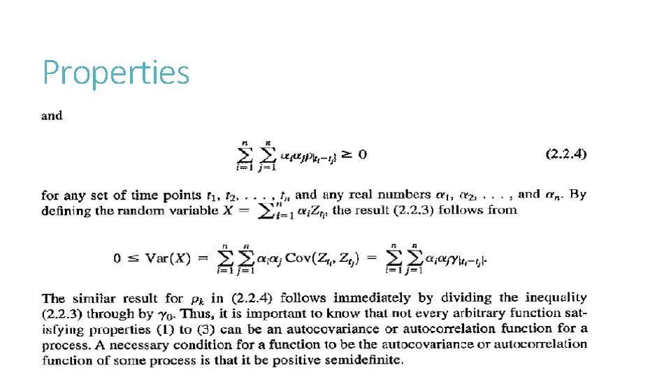 Properties 