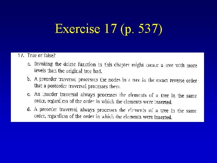 Exercise 17 (p. 537) Exercise 17 (p. 537)