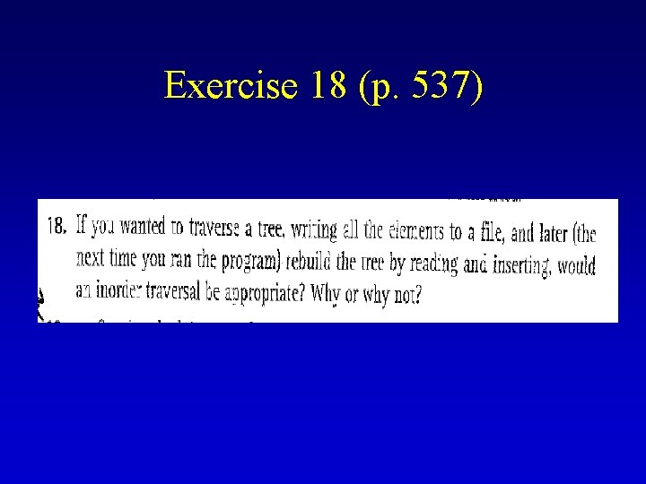 Exercise 18 (p. 537) 