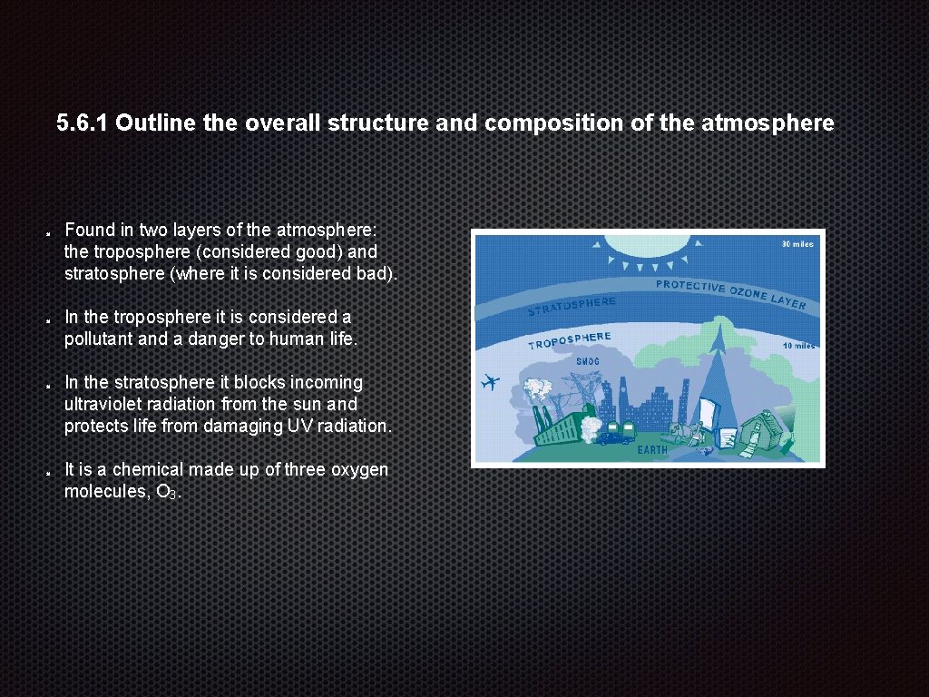 5. 6. 1 Outline the overall structure and composition of the atmosphere Found in