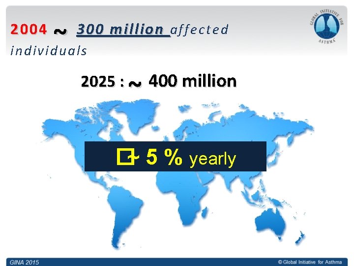 ~ individuals 2004 300 million a f f e c t e d 2025