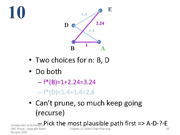 10 E 1. 4 2. 24 D 1. 4 B 1 A • Two