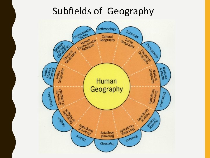 Subfields of Geography 