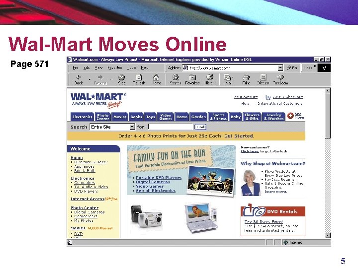 Wal-Mart Moves Online Page 571 5 