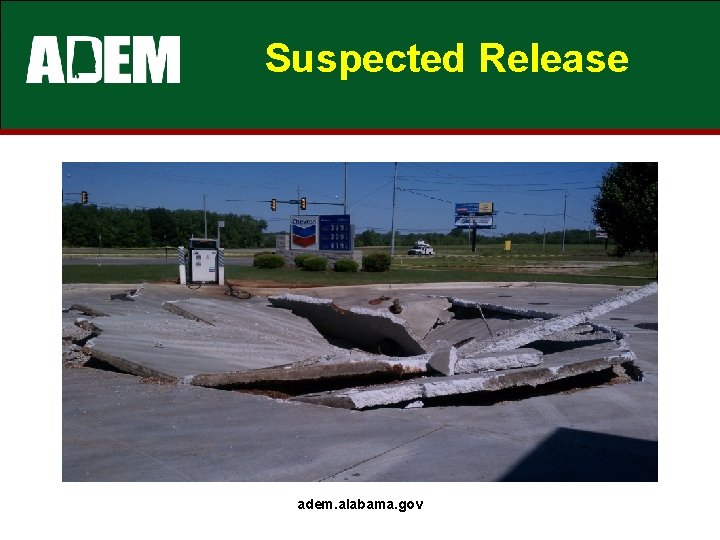 Suspected Release adem. alabama. gov 