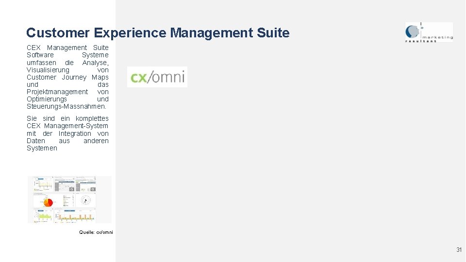 Customer Experience Management Suite CEX Management Suite Software Systeme umfassen die Analyse, Visualisierung von Customer Experience Management Suite CEX Management Suite Software Systeme umfassen die Analyse, Visualisierung von