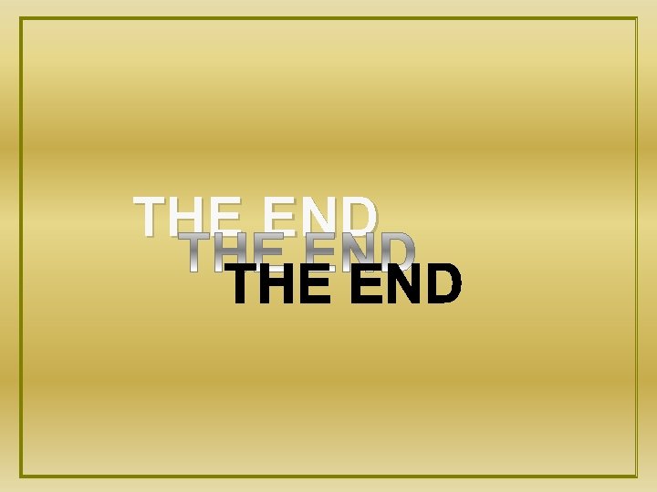 THE END 