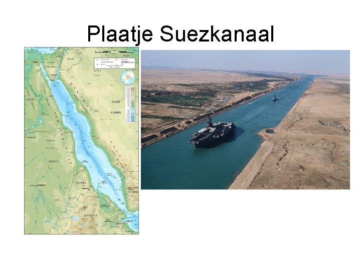 Plaatje Suezkanaal 