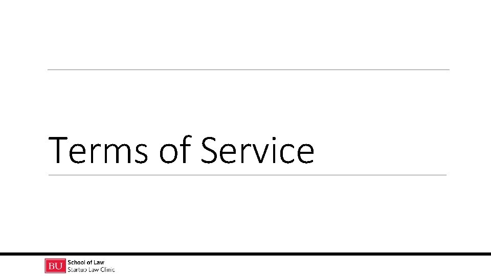 Terms of Service 