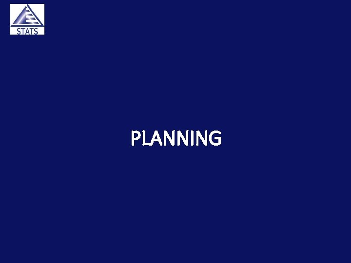 PLANNING 