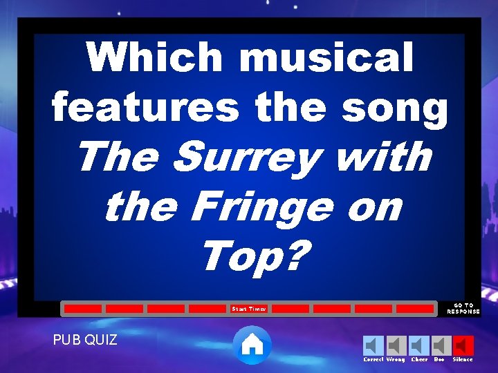 Which musical features the song The Surrey with the Fringe on Top? GO TO