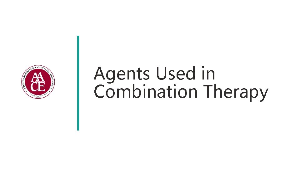 Agents Used in Combination Therapy 