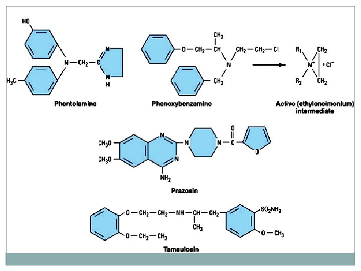 Structure of several a -receptor-blocking drugs. 