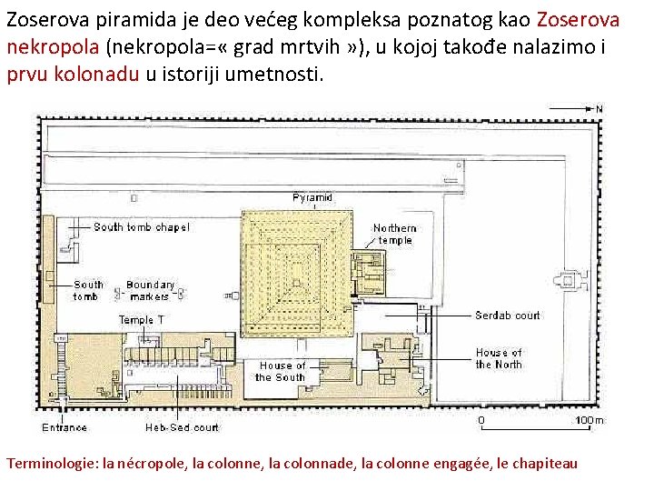 Zoserova piramida je deo većeg kompleksa poznatog kao Zoserova nekropola (nekropola= « grad mrtvih