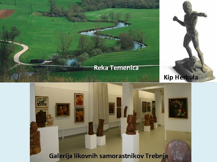 Reka Temenica Kip Herkula Galerija likovnih samorastnikov Trebnje 