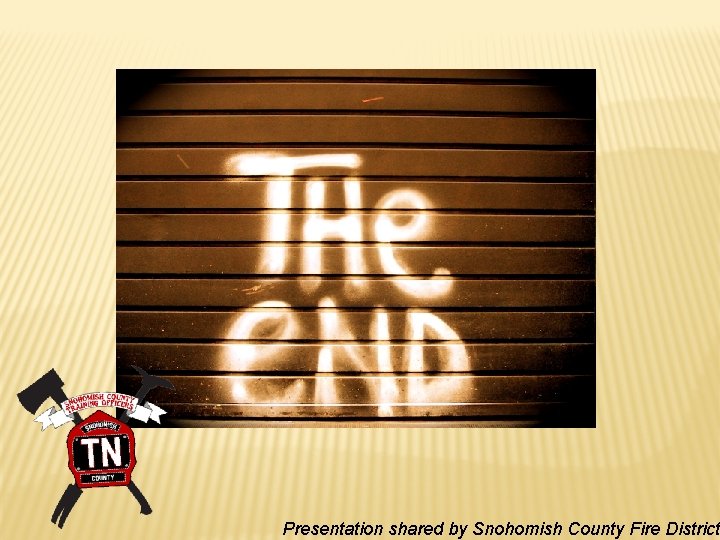 Presentation shared by Snohomish County Fire District 