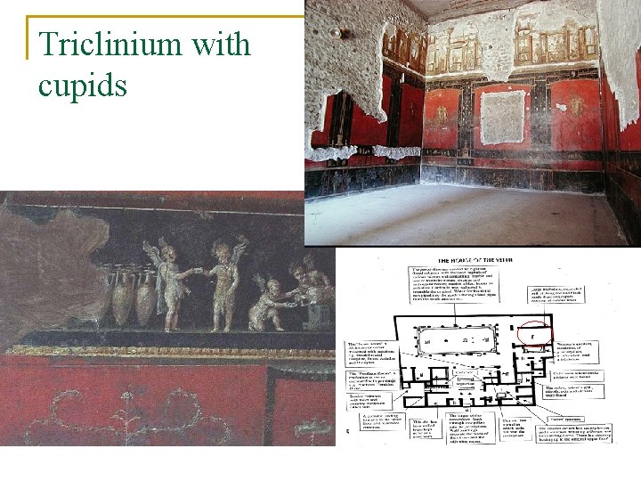 Triclinium with cupids 