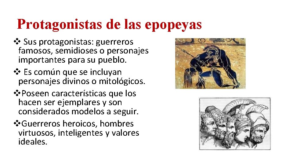 Protagonistas de las epopeyas v Sus protagonistas: guerreros famosos, semidioses o personajes importantes para Protagonistas de las epopeyas v Sus protagonistas: guerreros famosos, semidioses o personajes importantes para