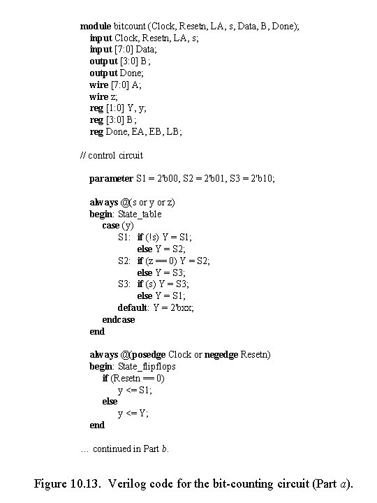 module bitcount (Clock, Resetn, LA, s, Data, B, Done); input Clock, Resetn, LA, s; module bitcount (Clock, Resetn, LA, s, Data, B, Done); input Clock, Resetn, LA, s;