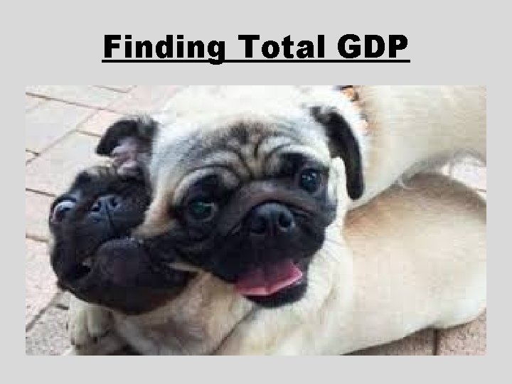 Finding Total GDP 